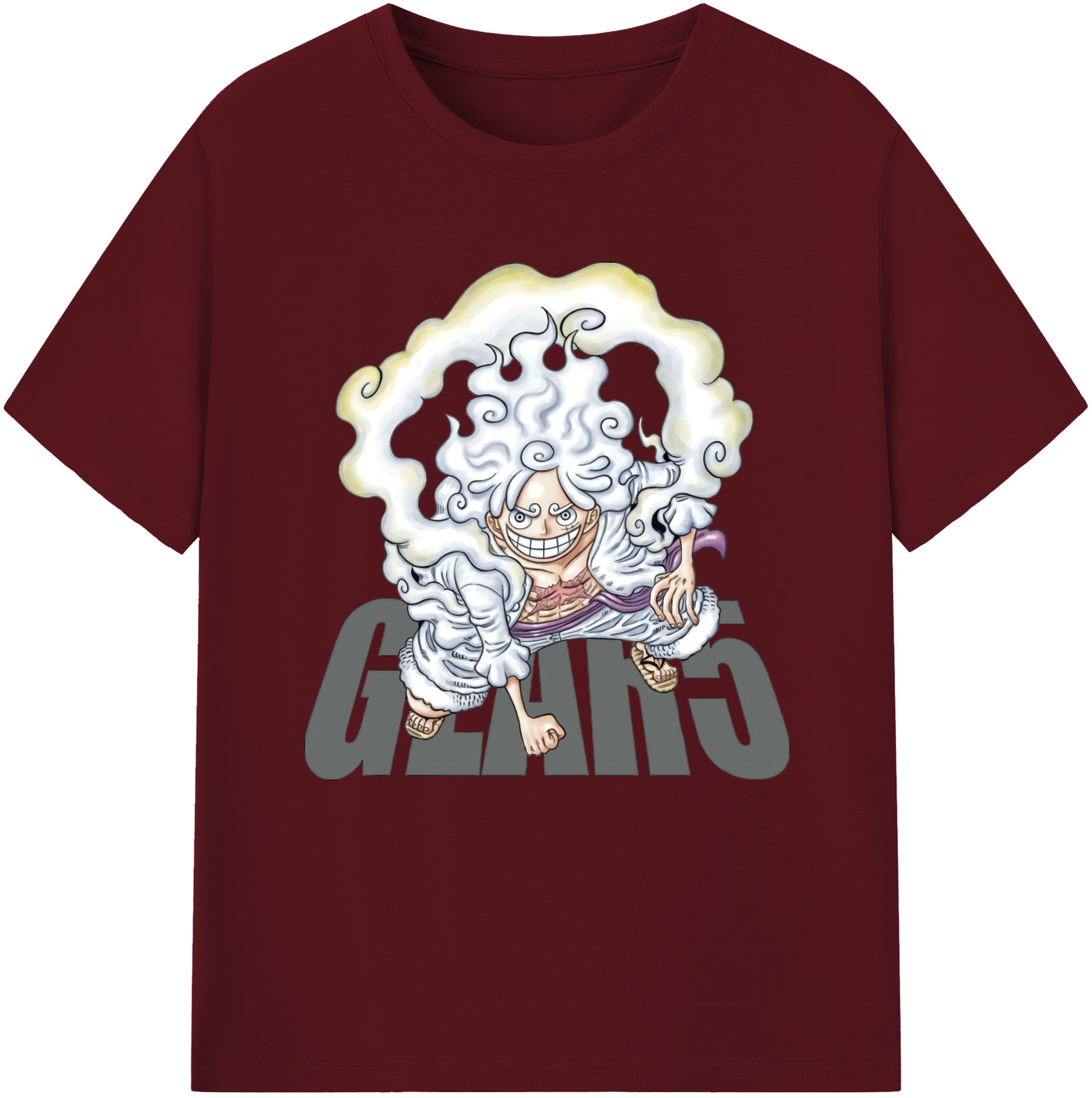 ワンピース モンキー・D・ルフィ ONE PIECE Monkey D. Luffy 綿100％半袖Tシャツ（フロントプリント）